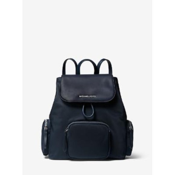Michael Kors Handbags - 🔥Michael Kors Abbey Large Nylon Backpack Navy🔥